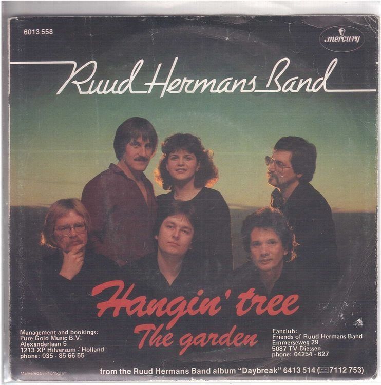 Dischi in vinile: Single7  Ruud Hermans Band -- Hangin tree – Usato da Rheinau venduto da asteng