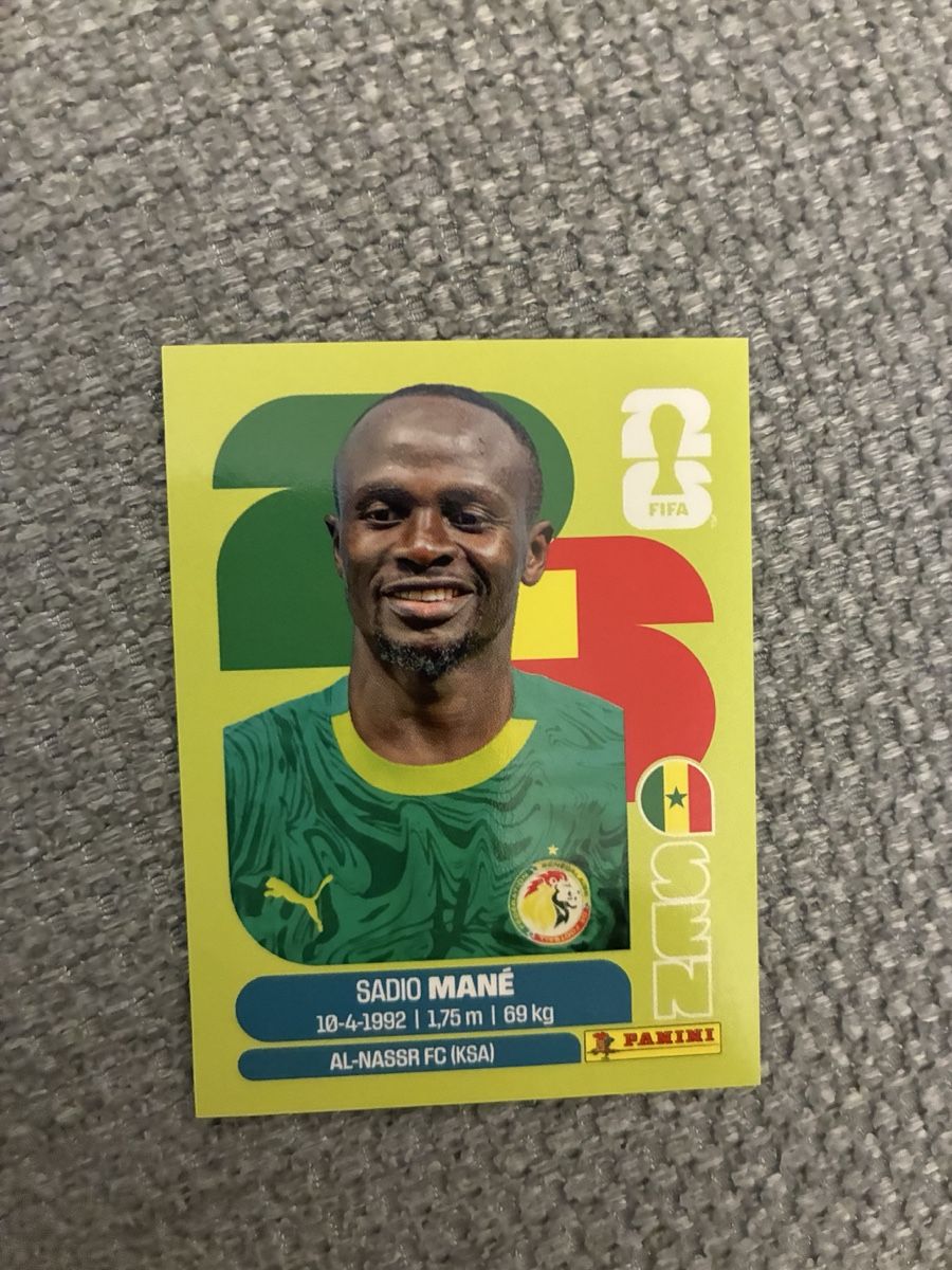 Panini Carte collezionabili: Panini SADIO MANÉ Sticker Neu – Nuovo (secondo la descrizione) da Stäfa venduto da greety1981