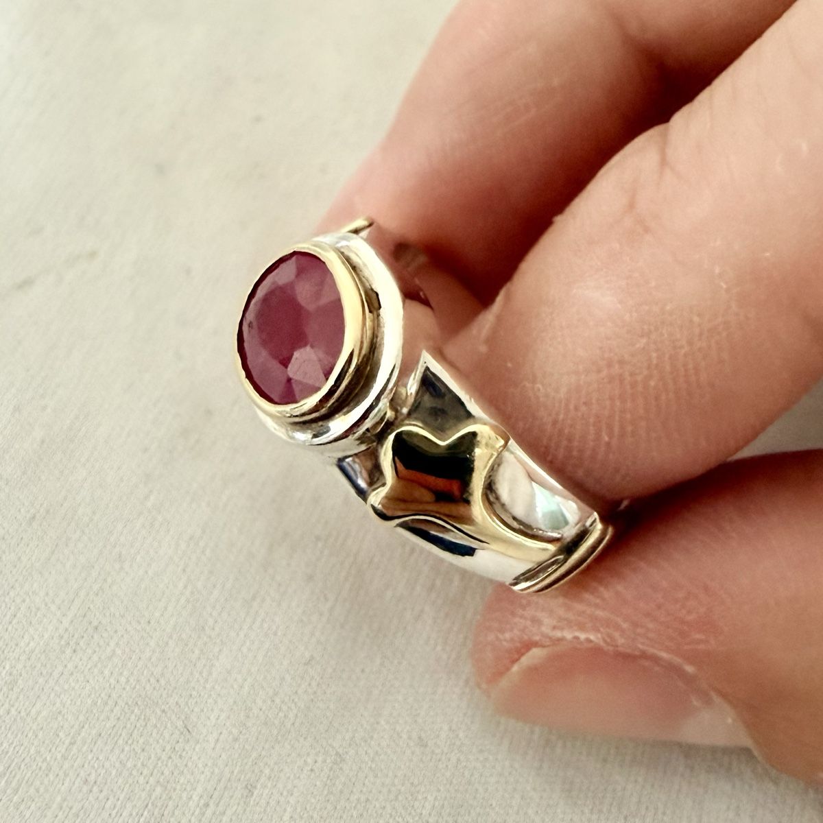 Ringe: Bague en argent - Rubis – Gebraucht aus Marly von Nor_al3 1