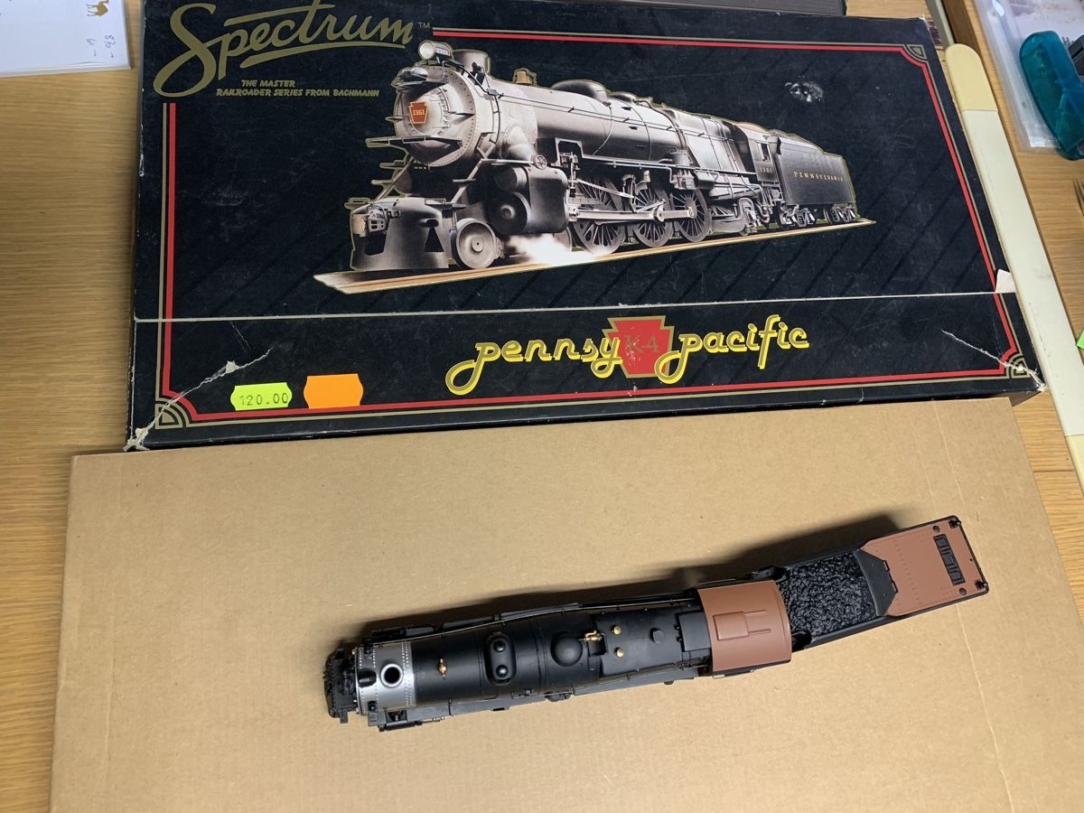 Spectrum Modelleisenbahnen: Spectrum USA Dampflok DC analog Nr.H38 – Neu (gemäss Beschreibung) aus Winden von EmilNeu