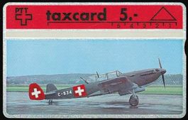 Taxcard 106D_15284 Kampfflugzeug C3603 ungebraucht