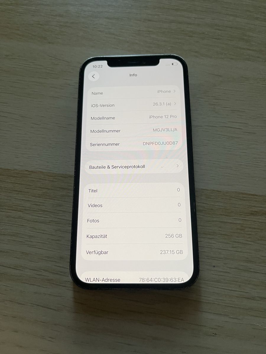 Apple Telefoni cellulari / Smartphones: IPhone 12 Pro 256gb Akku 90% – Usato da Biel/Bienne venduto da Pro.max 2