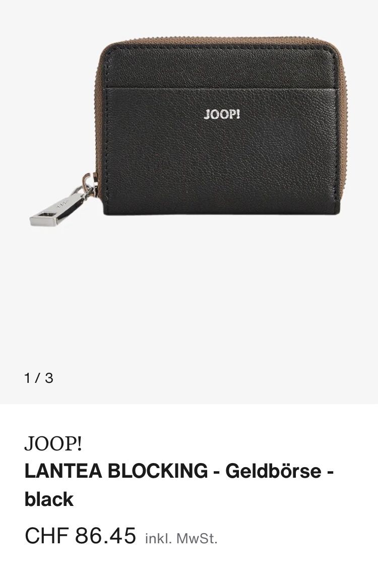 Joop Portamonete: Original Portmonee Joop – Nuovo (secondo la descrizione) da Winterthur venduto da Darfweg 3