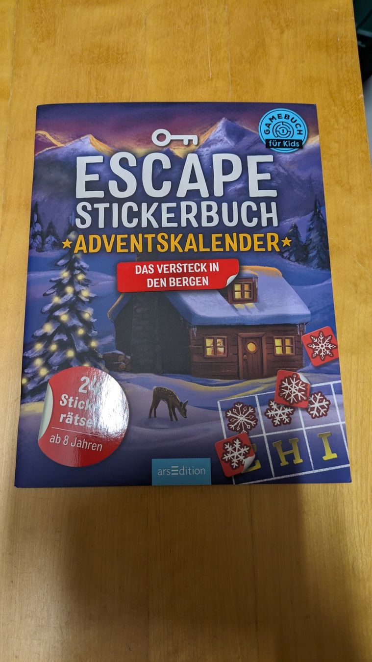Kalender: Escape Stickerbuch - Adventskalender – Neu und originalverpackt aus Staufen von Fleby84