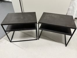 Lambert Designer Beistelltische/ Tables (2) Metall