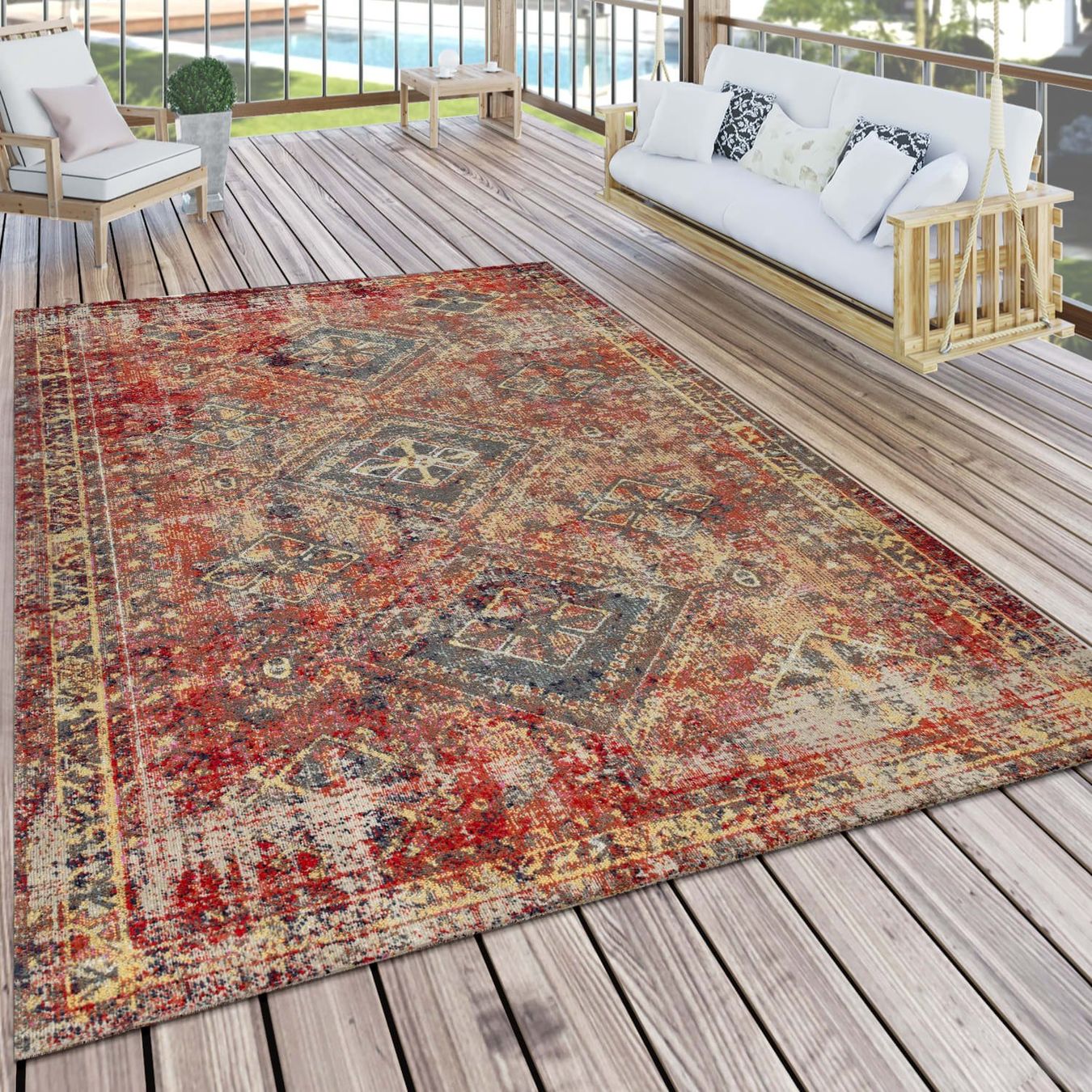 Tappeti: n-e-u Moderner Teppich In & Outdoor Balkon Terasse – Nuovo e nell'imballaggio originale da Bern venduto da MIR-IAM 1