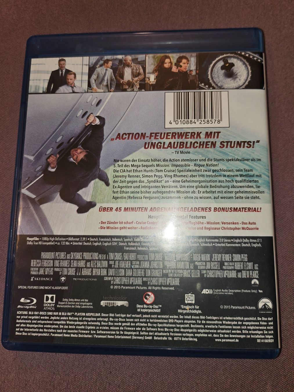 Tutti i DVDs: Blu-Ray: Mission Impossible - Rogue Nation – Usato da Thun venduto da Shame 1