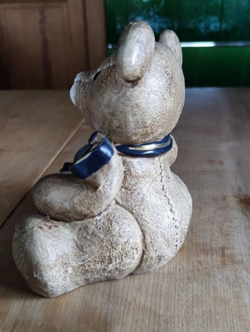 Figuren: Teddy Bär Keramik Deko Handarbeit – Neu (gemäss Beschreibung) aus Schweizersholz von fuchs06 2