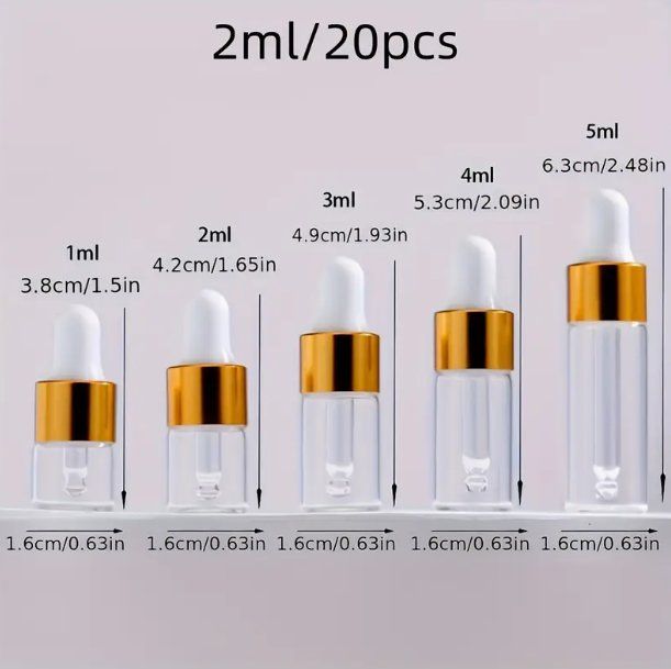 Altro in Stoviglie & Bicchieri: 10x Mini Glasfläschchen mit Pipette, 2 ml - Neuwertig – Nuovo e nell'imballaggio originale da Olten venduto da Denises_Duftwelt 2