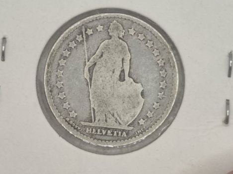 Alle Münzen: 1 FR 1877 – Gebraucht aus Bure von chap981 1