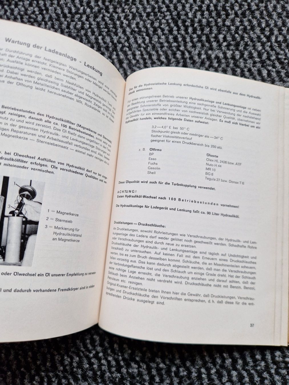 Kramer Trattori: Original Anleitung / ET-Liste Kramer Allrad Baggerlader 515 – Usato da Dürnten venduto da Bachtel84 5