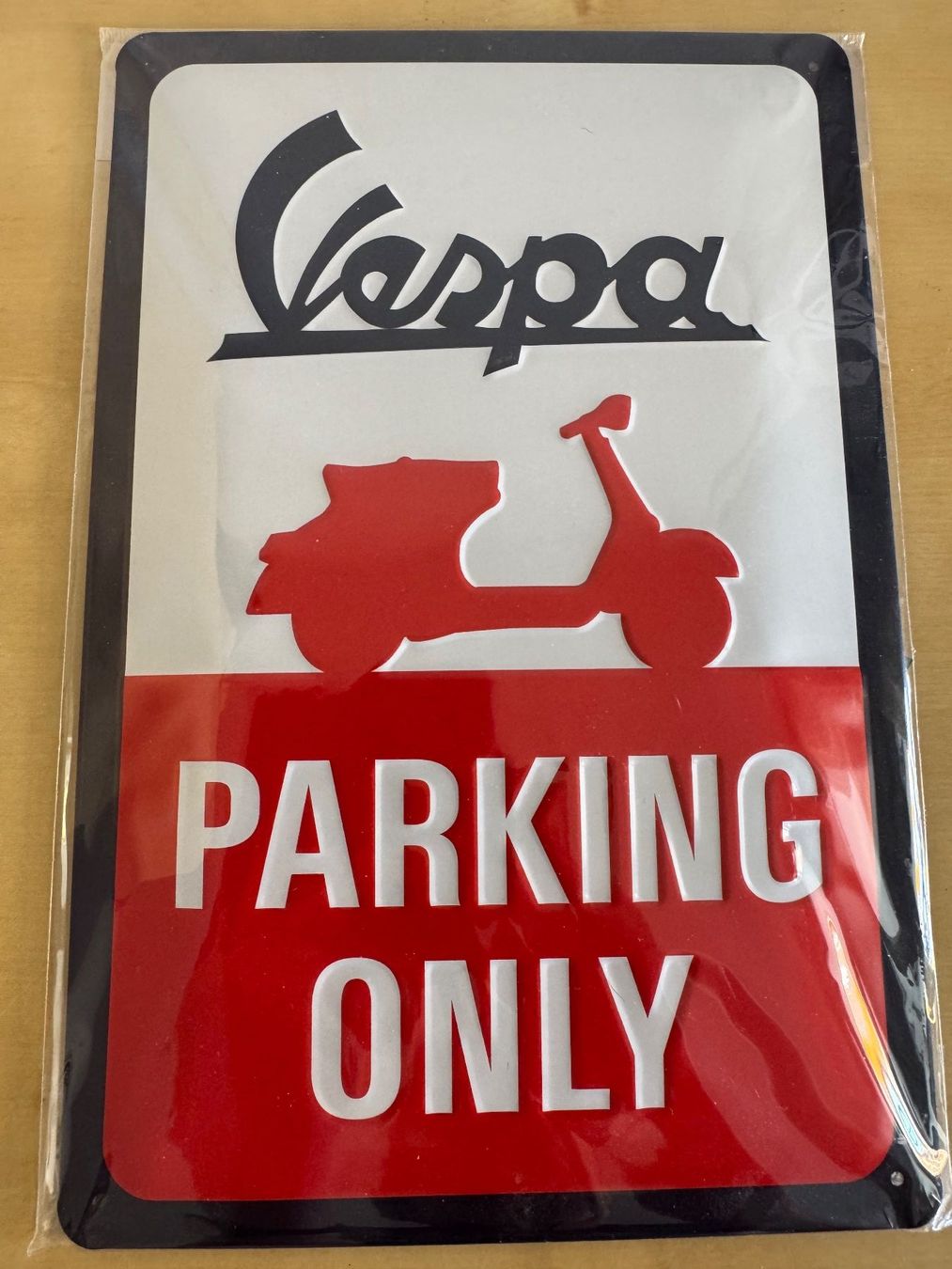 Vespa Schilder: Blechschild Vespa – Neu und originalverpackt aus Luzern von Ankerli 1