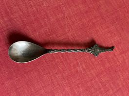 Cuillère plaquée argent NEW YORK  L.F. PLEET 90 - 13cmx2,5cm