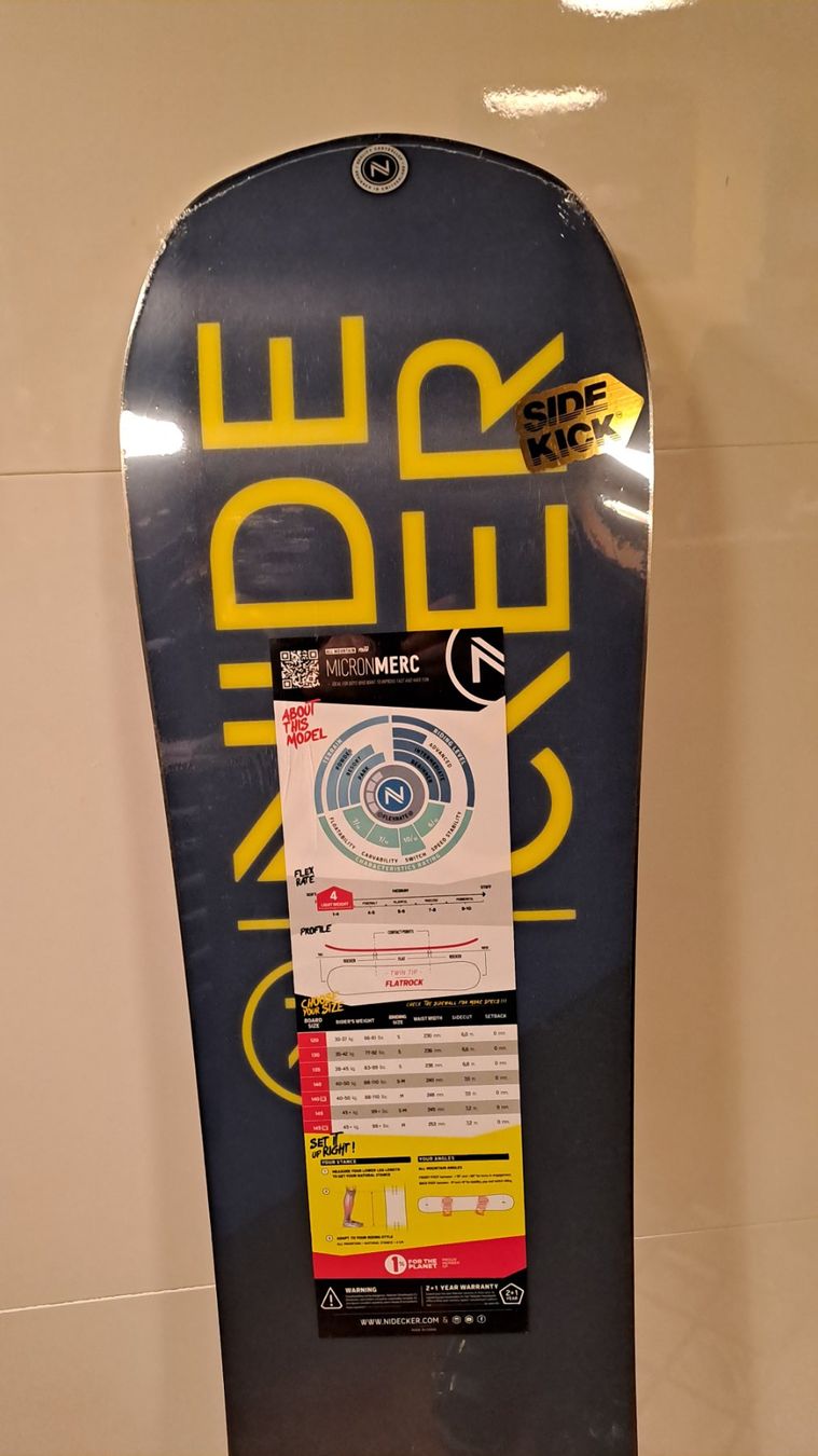 Nidecker Board: NEU! Nidecker Snowboard 130cm – Nuovo e nell'imballaggio originale da Oberrieden venduto da Raja011 5