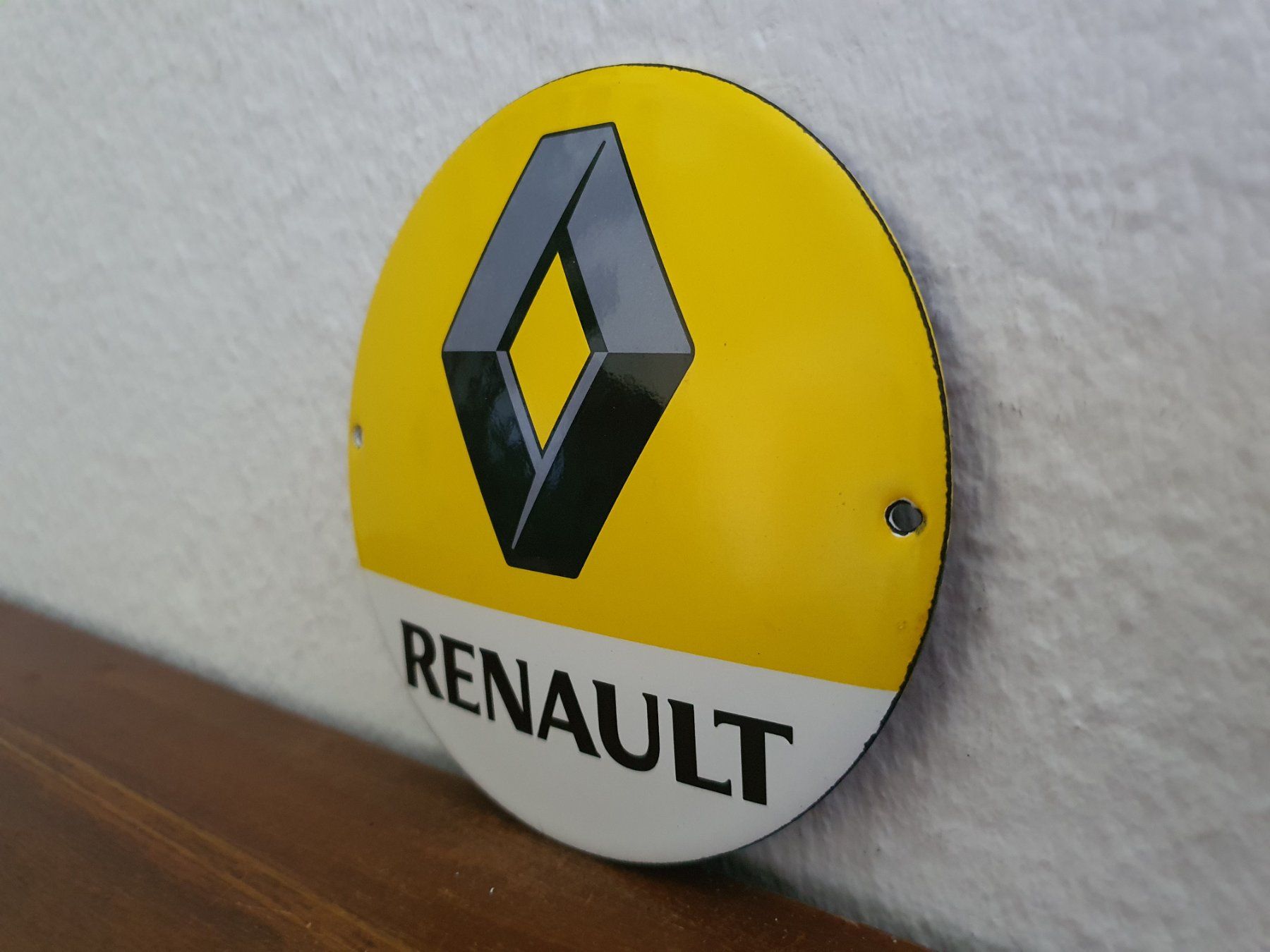 Insegne: Emailschild Renault Auto Logo Werkstatt Emaille Schild Retro – Nuovo (secondo la descrizione) da Schaffhausen venduto da pfanis09 3