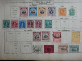 Venezuela ab Klassik Sammlung II auf uralten Vordruckseiten.
