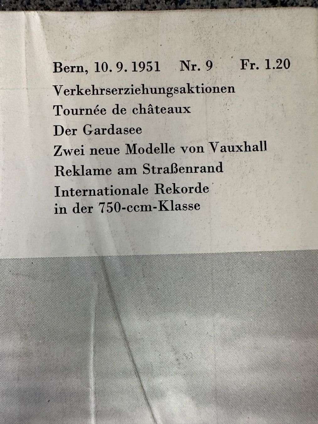 Riviste & Magazine: Zeitschrift  " AUTO " ACS 1951 – Usato da Boswil venduto da pavo1 1