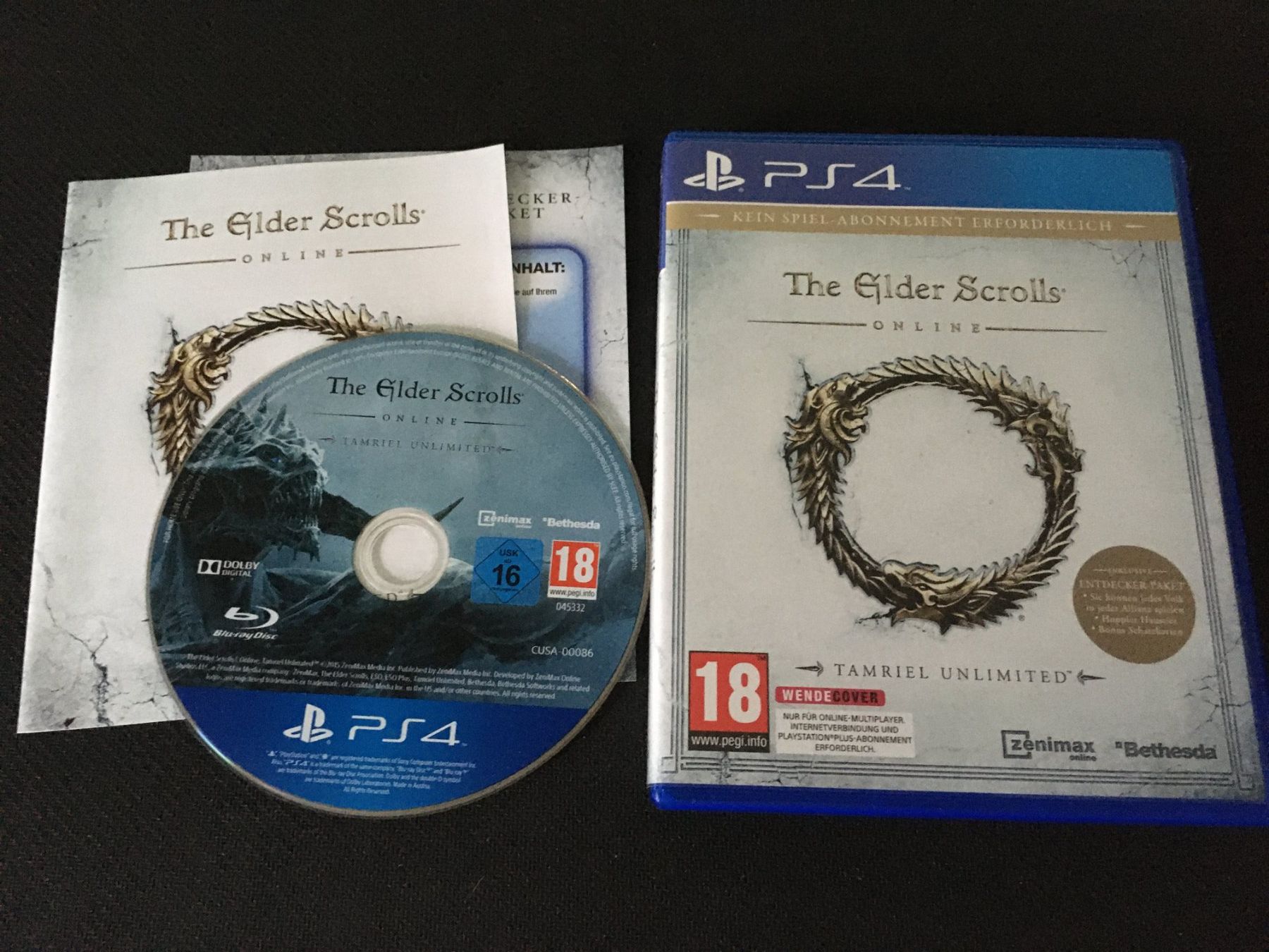 Sony Spiele: The Elder Scrolls - Tamriel Unlimited für PS4 – Gebraucht aus St.Gallen von sjosjo