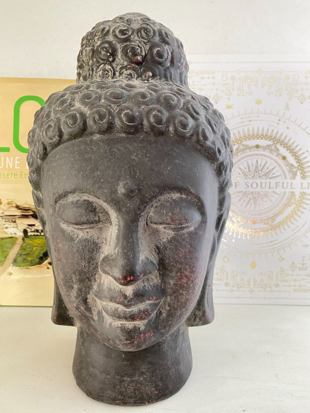 Sculture & Statue: Buddha Kopf – Nuovo e nell'imballaggio originale da Stetten SH venduto da bijoux18 6