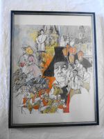 Lithographie Sächsilüüte Alfred Koella