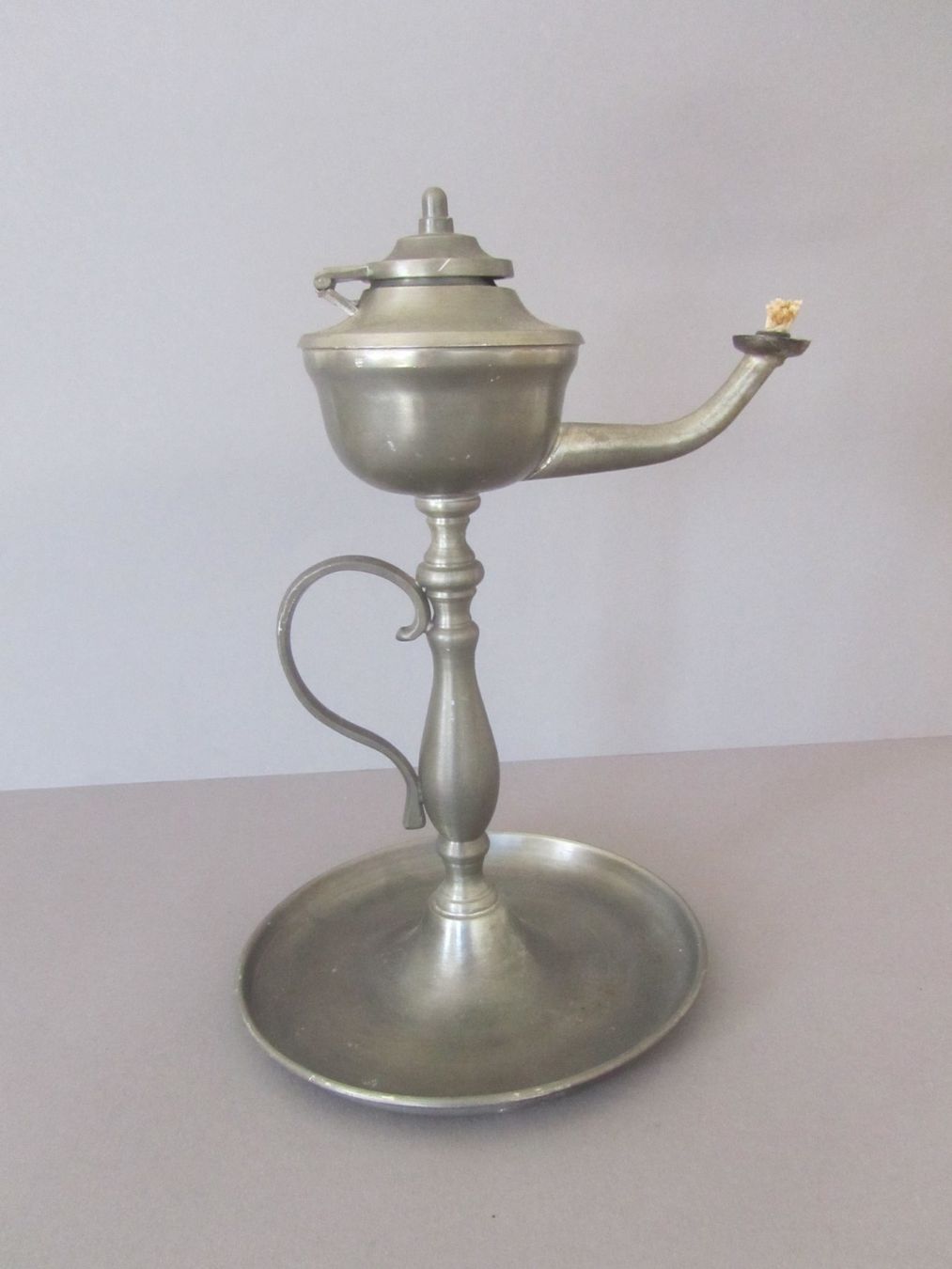 Lampade: Zinn Lampe, Öllampe – Usato da Seengen venduto da mikelele 1