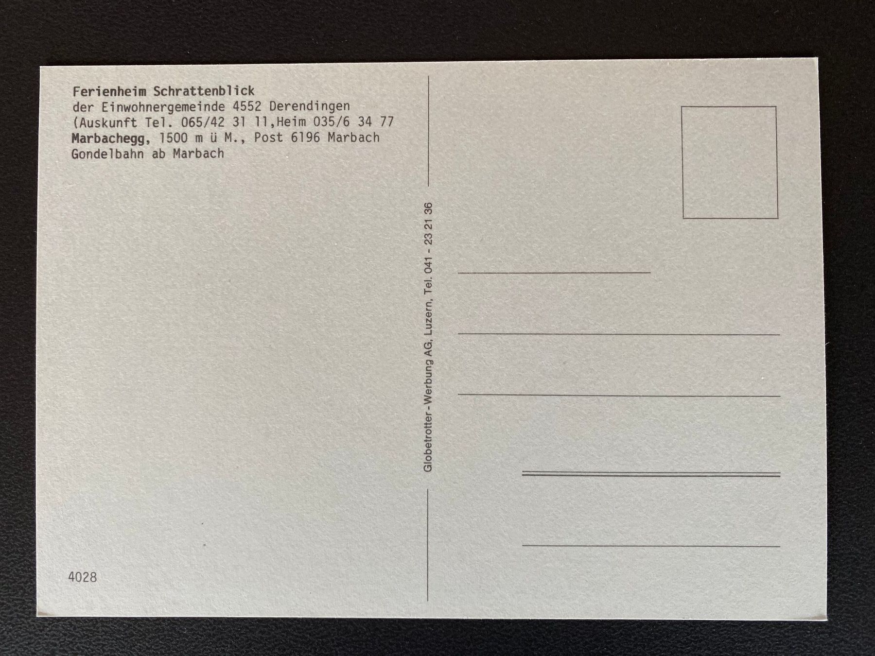 Cartoline postali: AK MARBACHEGG LU - Ferienheim Schrattenblick – Nuovo (secondo la descrizione) da deitingen venduto da popcorn02 1
