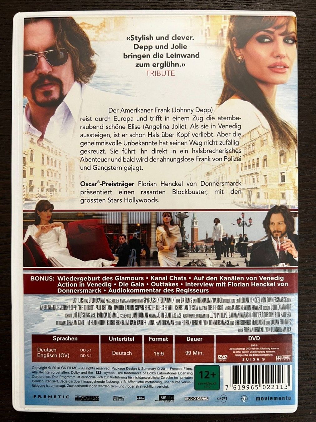 Tutti i DVDs: The Tourist – Usato da Zürich venduto da FilmFreunde 1