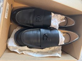 Coach Leah Loafer Schuhe schwarz Grösse US 11 neuwertig
