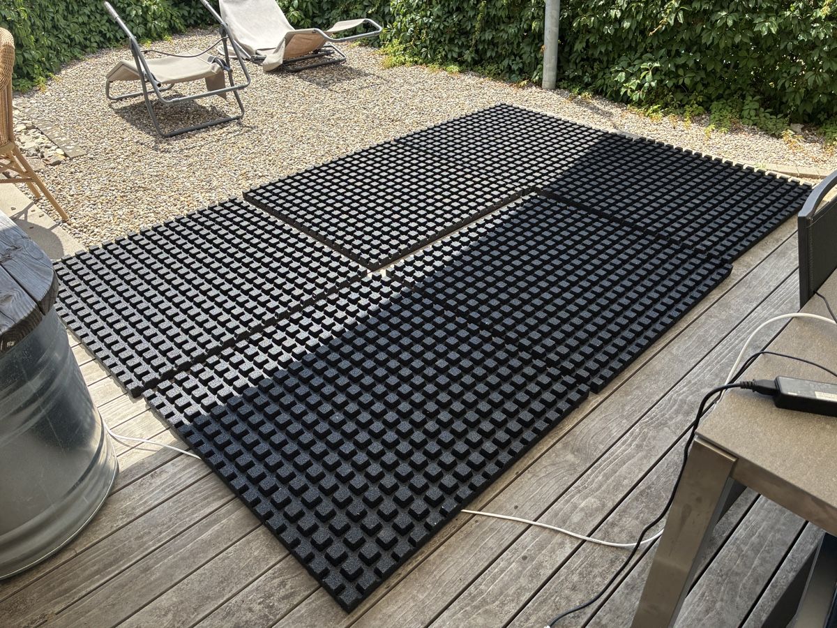 Tappetini fitness: 100CM X 100CM X 43 MM GRANUFLEX MULTIFUNKTIONSMATTEN – Usato da Schaffhausen venduto da camn01 2