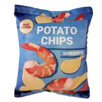 Neu Hundespielzeug Plüsch Chips Shrimp