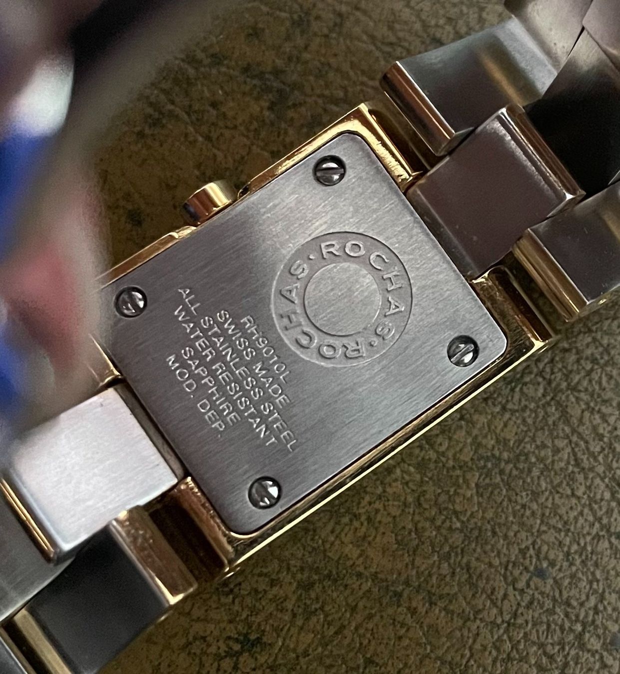 Orologi: Rochas Damenuhr golden – Nuovo (secondo la descrizione) da Muttenz venduto da einfach-schoen 3