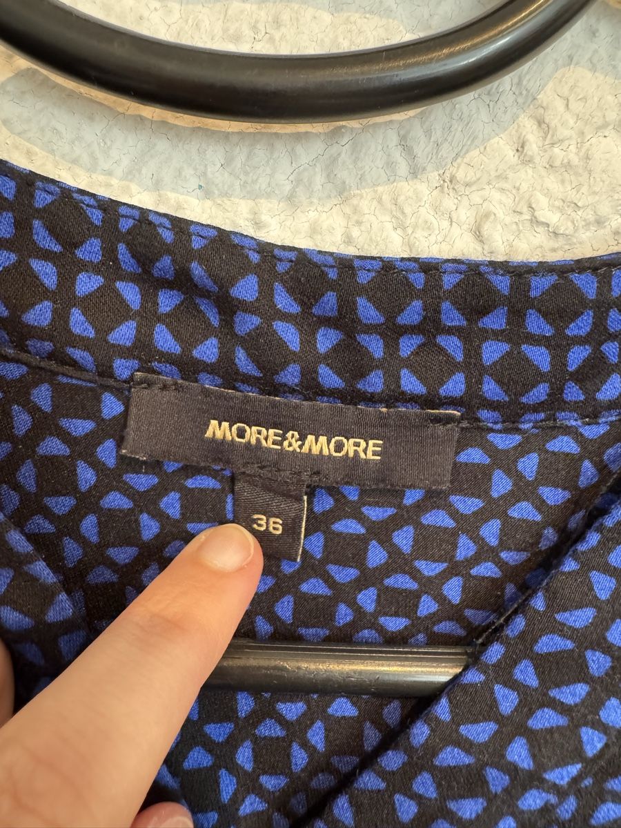 More & More Blusen: MORE&MORE Bluse Shirt blau Gr. 36 / S – Gebraucht aus Fislisbach von KolibriSecondhand 1