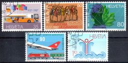 1987 SERIE SONDERPOSTMARKEN I AUSGABETAG - NE15