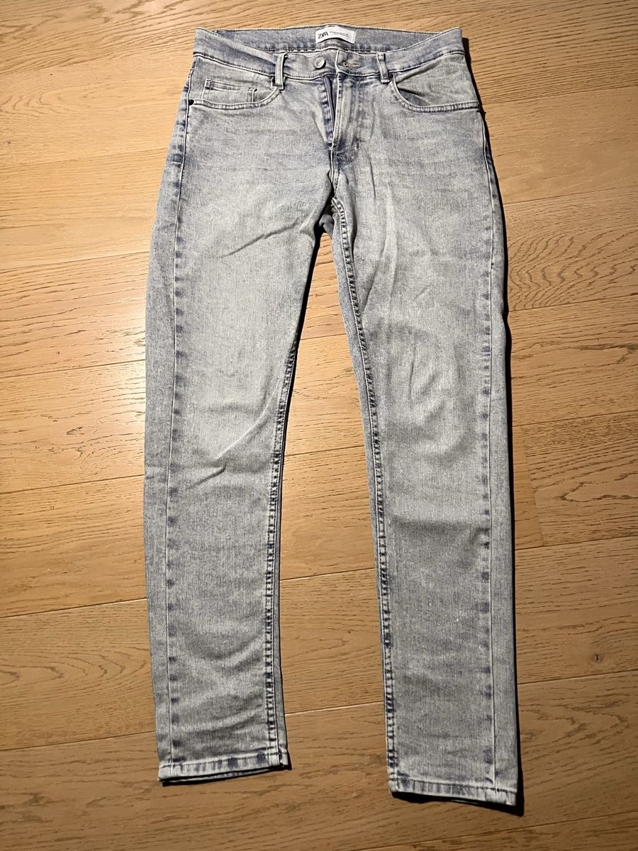 Zara Jeans: Jeans Zara bleu/gris – Nuovo (secondo la descrizione) da Delémont venduto da bouboute01