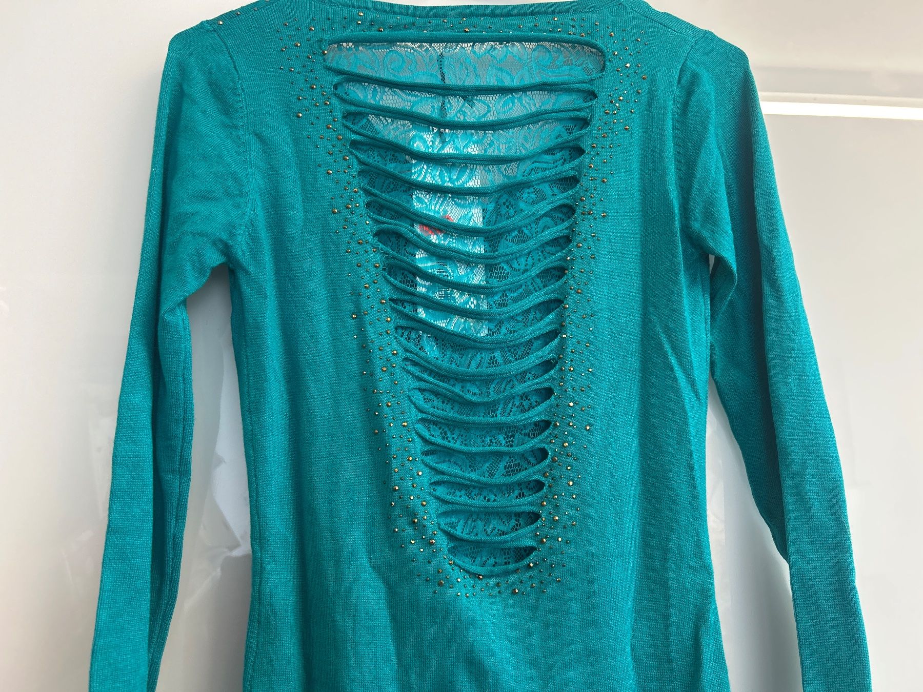 Maglioni & Felpe: Pullover Lang Figurbetont Strass Spitze 1 Size Neu – Nuovo e nell'imballaggio originale da Regensdorf venduto da Spyke55 4