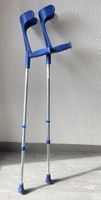 Höhenverstellbare Krücken für Erwachsene , blau - bis 125 kg