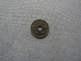 Münze 25 Centimes Frankreich 1932                    (Nr.11)