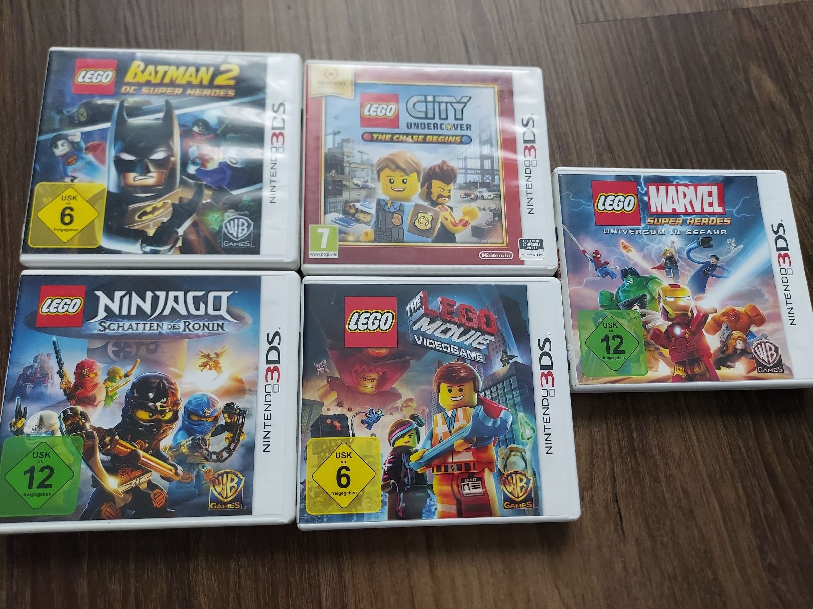 Nintendo Giochi: 5 x Lego Nintendo 3ds Spiele – Usato da Altishofen venduto da tammy05