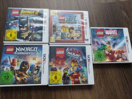 5 x Lego Nintendo 3ds Spiele