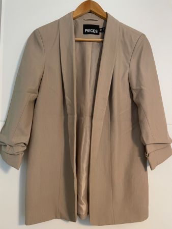 Pieces Blazer Beige Gr.L Top Zustand-neuwertig