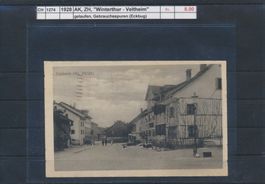 1928 AK, ZH, "Winterthur - Veltheim"