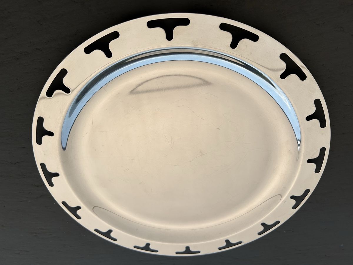 Alessi Piatti di portata: EDELSTAHL - SERVIER - PLATTE / ALESSI - STYLE – Usato da Nidfurn venduto da cejeisda 2