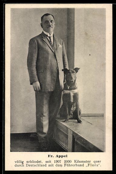 Cartes postales: erblindeter Fr. Appel seit 1907, 2000 Ki – D'occasion à Berlin par bartko-reher