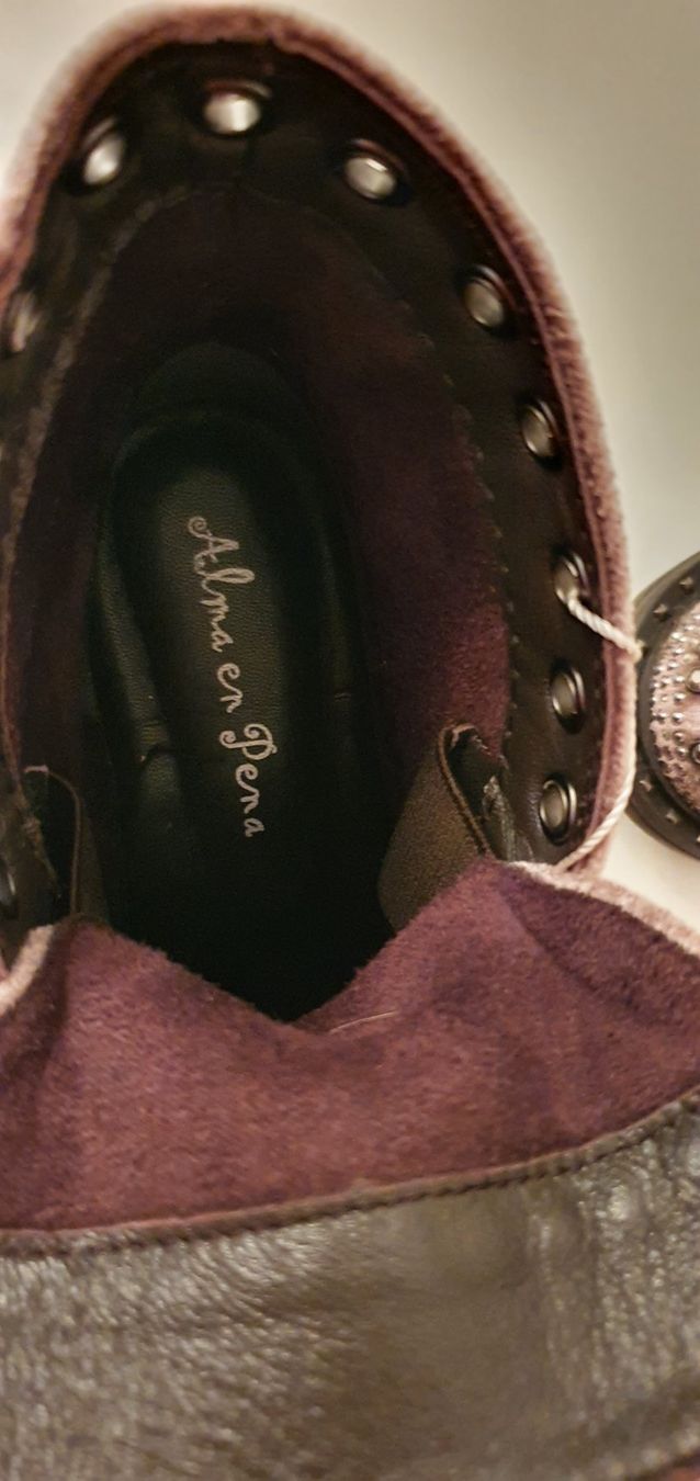 Scarpe da donna: Stiefelette Alma en Pena, Gr 35 Samt – Usato da Stansstad venduto da InStyle8 9