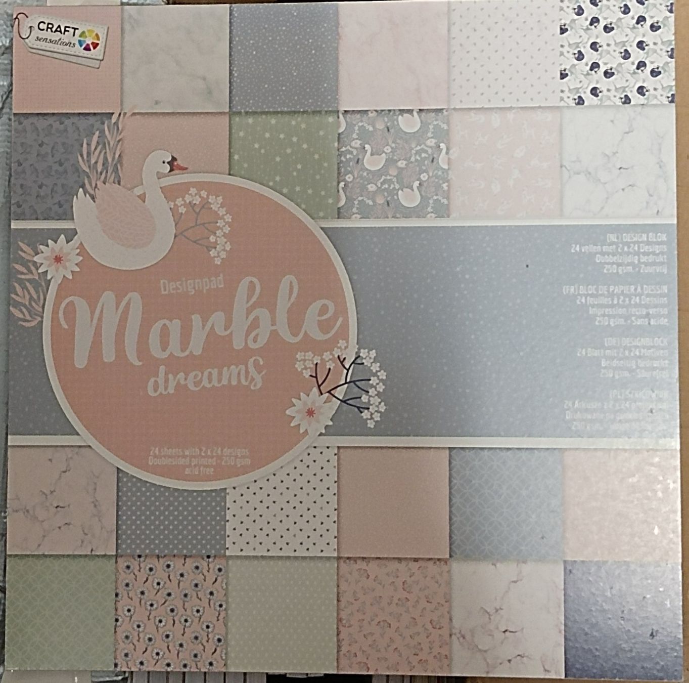 Carta: Design Papier Block # 23 – Nuovo e nell'imballaggio originale da Würenlingen venduto da Striga 6