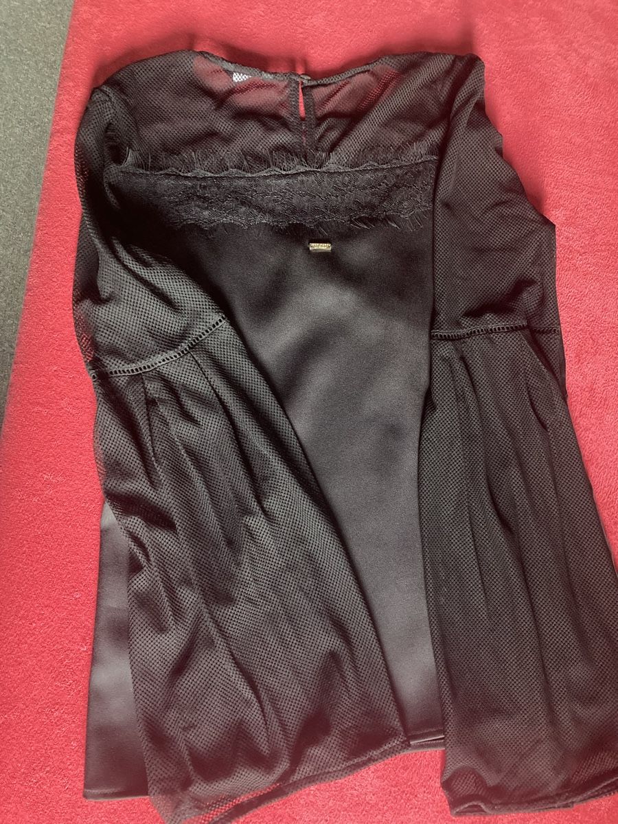 Guess Camicette: Camicia raso nero Marciano – Nuovo (secondo la descrizione) da Viganello venduto da Orisole 4