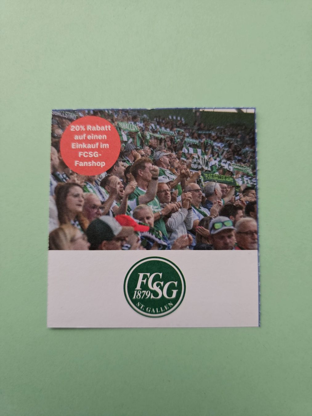 FCSG Buoni: FC ST. GALLEN SHOP GUTSCHEIN 20 % – Nuovo (secondo la descrizione) da Ermatingen venduto da Monaco1215