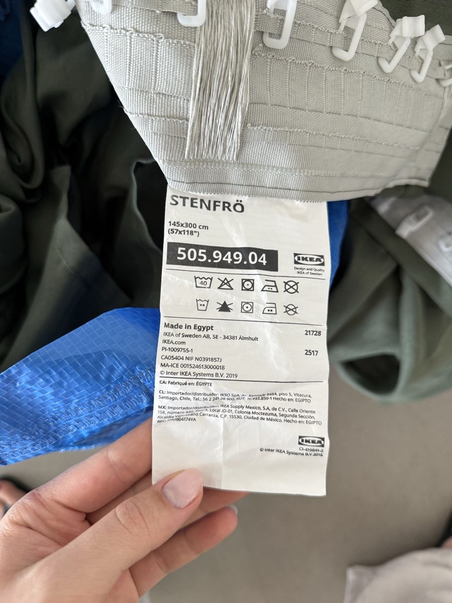 Ikea Rideaux: Ikea STENFRÖ Vorhänge 6x in der Farbe Grün – Neuf (Voir description) à Dulliken par nao_8mtc 4