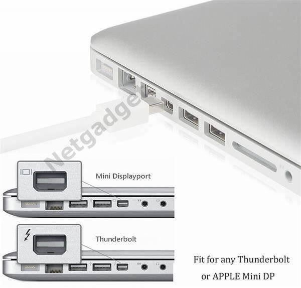 Unità & Adattatore: Mini DisplayPort DP auf VGA Adapter-Mac – Nuovo e nell'imballaggio originale da Yverdon-les-Bains venduto da Netgadget 1