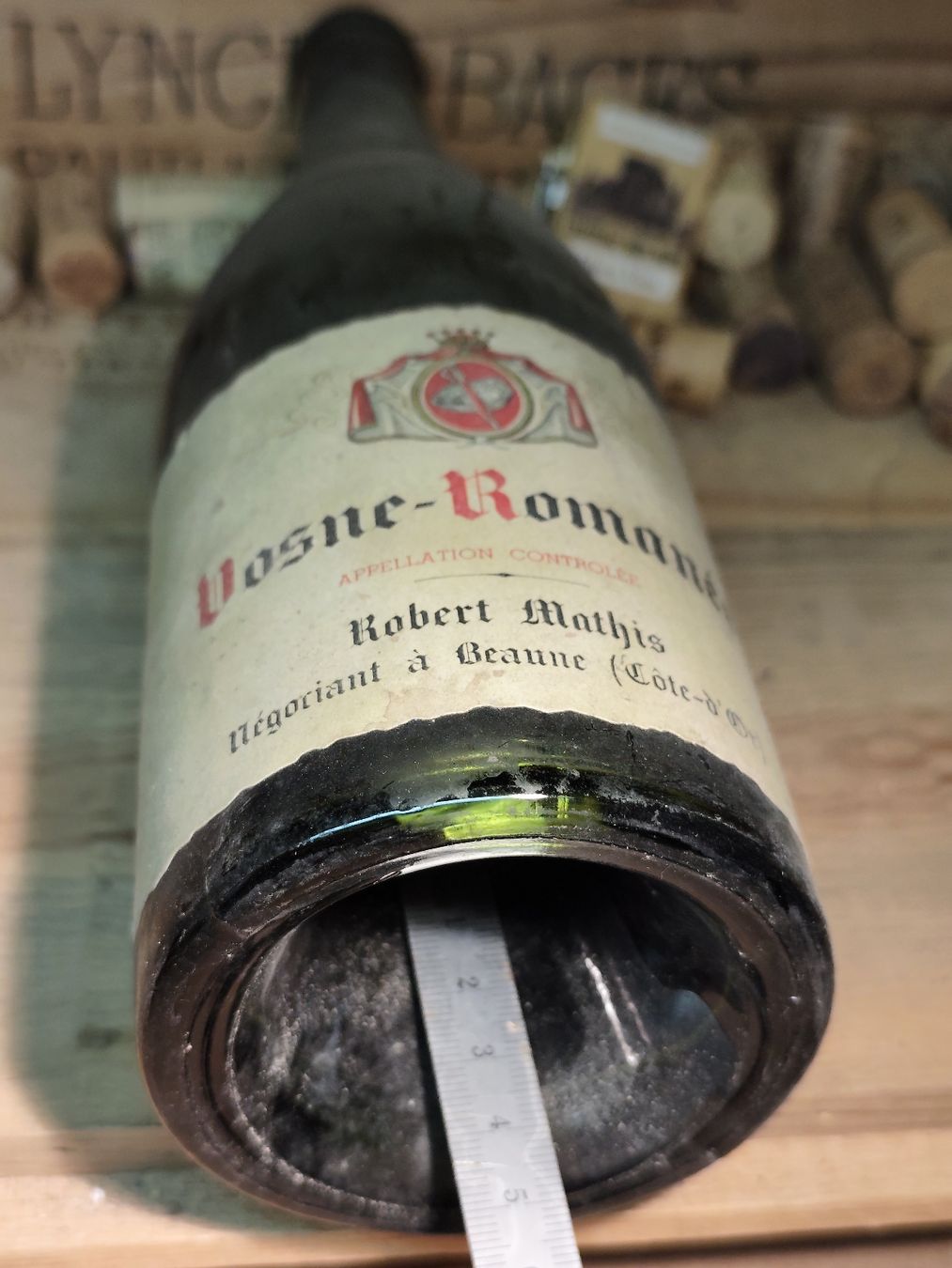 Vino: 1953 Vosne Romanée Robert Mathis – Nuovo (secondo la descrizione) da Büsserach venduto da Vintage-vins 5